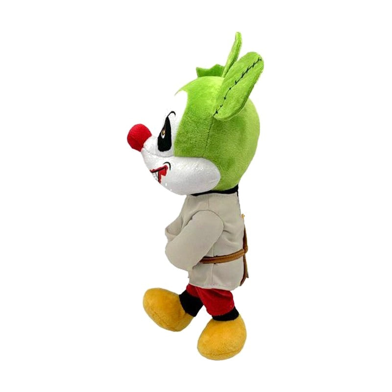 Stuck plush — side view