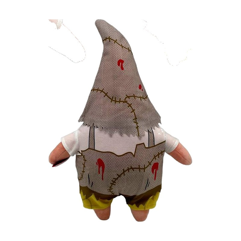 Phony plush — back view