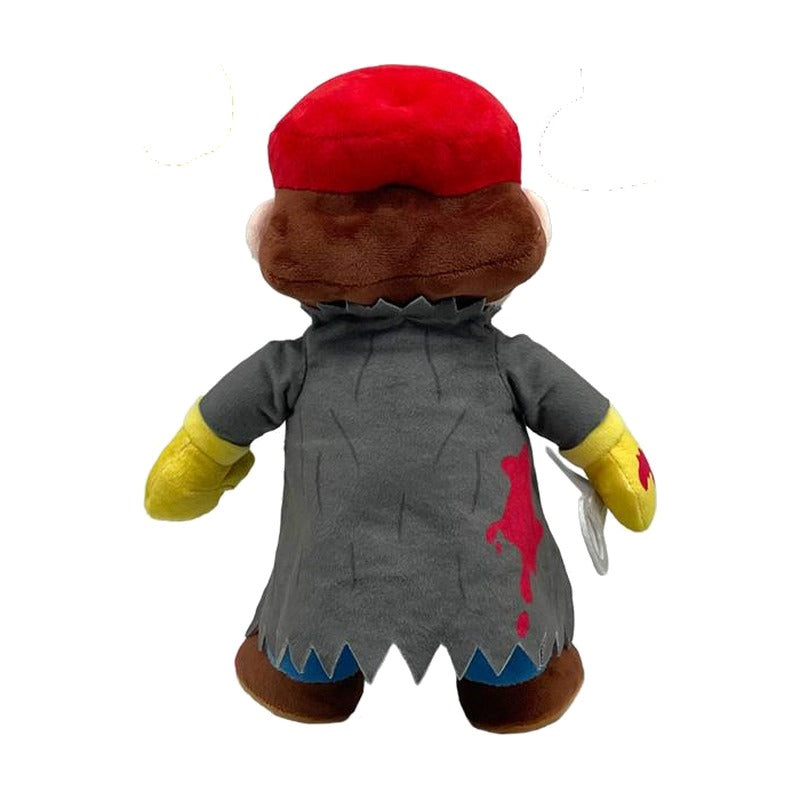 Axed plush — back view