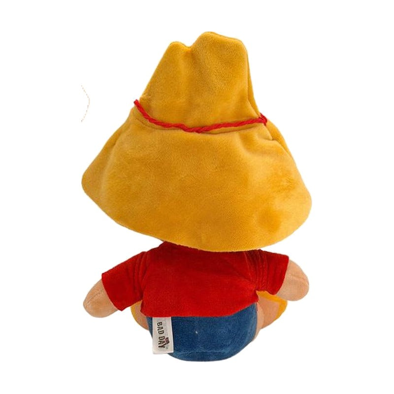 Bullseye plush — back view
