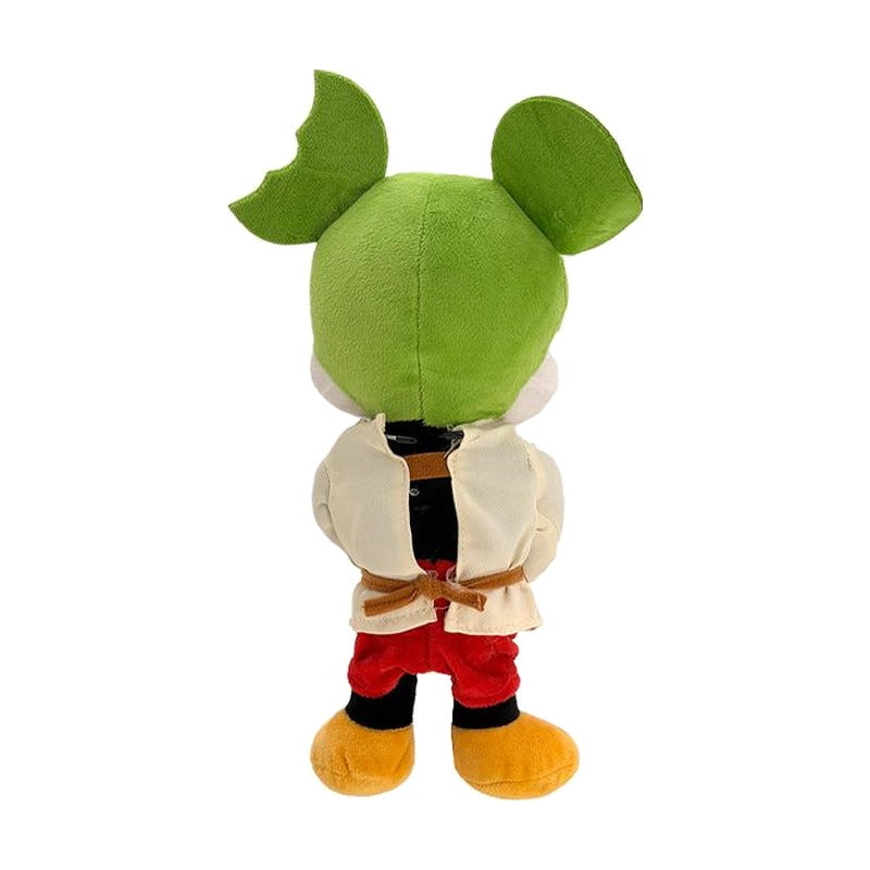 Stuck plush — back view